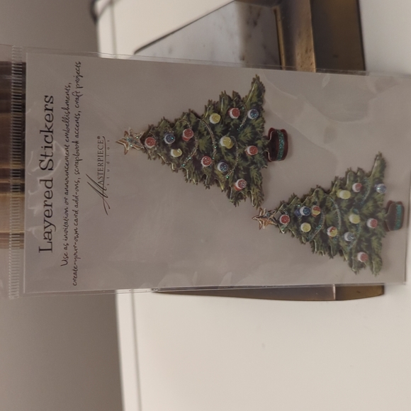Holiday Christmas tree stickers - Picture 1 of 1